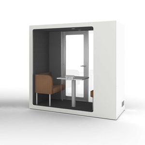 Sofisticado Pod de oficina acústico moderno insonorizado Vis-a-Vis X para conversaciones enfocadas - Product Image 2