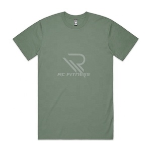 Nouveau T-shirt décontracté pour homme 100% coton avec logo imprimé personnalisé, tissu 300g, séchage rapide et respirant, broderie, sans repassage, élasticité - Product Image 3