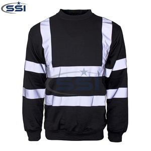 Sweat-shirt de sécurité réfléchissant haute visibilité, vêtement de travail en polaire pour les travaux de construction et les équipes routières - Product Image 6