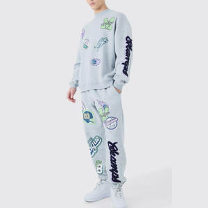 Survêtement imprimé personnalisé pour homme, couleur personnalisée, design tendance, meilleur vêtement pakistanais, survêtement délavé - Product Image 1