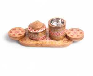 Brûleur d'encens en bois de manguier fait main, écologique, durable et luxueux, imprimé à la main, Bakhoor Mubakhara, diffuseur religieux pour la maison, toutes saisons - Product Image 1