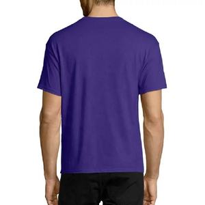 T-shirt de sport pour homme, manches courtes, polyester/coton, respirant, séchage rapide, doux, haute qualité, toile, OEM, vente en gros - Product Image 4