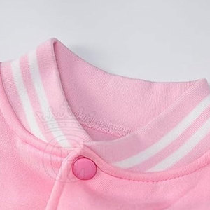 Chaqueta con letras cortas para mujer de alta calidad con logotipo personalizado, la mejor chaqueta con letras cortas para mujer de tela - Product Image 3