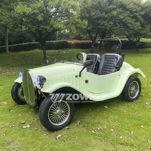 Özelleştirilmiş klasik elektrikli Mini nostaljik araba 2 kişilik elektrikli araç Mini Retro küçük spor araba satılık - Product Image 2