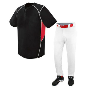 Nuevos uniformes de equipo de béisbol de bajo precio baratos 2024 impresión por sublimación de alta calidad uniforme de béisbol de Jersey en blanco - Product Image 4