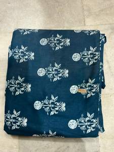 Tissu en coton biologique 100% Cambric, robe pour filles, imprimé floral indien à la main, matière légère et douce, vêtements, quilting - Product Image 3