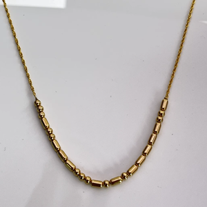 925 Silver Beaded Hidden Message Jewelry Dainty Personalized Gift for Him minimalist <b>necklace</b> custom message <b>necklace</b> - Product Image 2