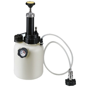 Herramienta de Reparación de Automóviles AllSupply Taiwan, Purgador de Líquido de Frenos Manual para Vehículos Europeos, Capacidad de 2.5L, Material PE - Product Image 1