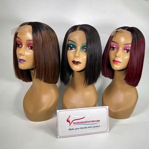 Vente en gros de cheveux humains vietnamiens pour le Nouvel An, extensions de cheveux de luxe, cheveux lisses, perruques avec fermeture HD 5x5 - Product Image 4