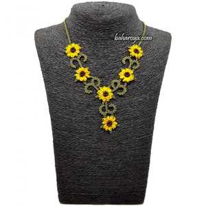 Girasol Hackberry Collar Aguja Encaje Moda Accesorio - Product Image 1