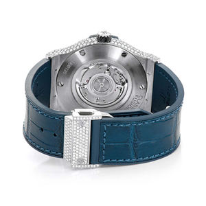 Montre en quartz moissanite tendance avec bracelet en acier inoxydable - Product Image 5