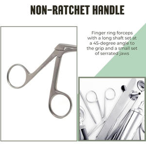 Micro fórceps manuales de acero inoxidable de primera calidad, ligeros, esterilizables, marca personalizada disponible, profesional, quirúrgico ENT - Product Image 6