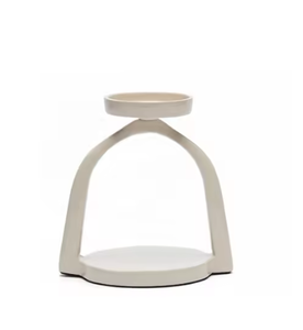 High Demand Metal Aluminum Attractive <b>Candle</b> <b>Holder</b> <b>Silver</b> Polished Finished Customized Shape & Size Available At Best Price - Product Image 5