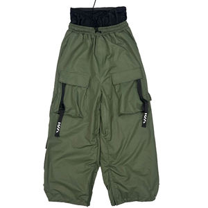 Pantalon de ski coupe-vent respirant imperméable de haute qualité style baggy grande taille jambe large imprimé 100% polyester - Product Image 2