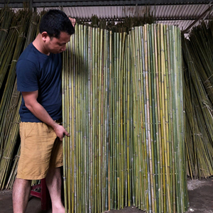 Vietnamese Aged <b>Bamboo</b> for Outdoor Natural Landscape Architecture Decorative Furniture Handcrafted <b>Bamboo</b> Fence From Vietnam - Product Image 1