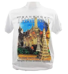 The Royal Grand Place Size S T-Shirt 100% Cotton Fabrication Thai Original Graphic Designed Premium Quality Screen Printings