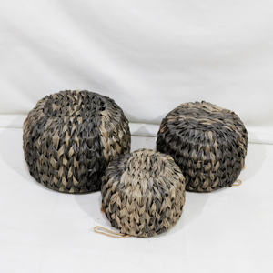 Artex Dong Thap macetas colgantes para exteriores hechas a mano redondas ecológicas tejidas con jacinto de agua artesanías decorativas naturales - Product Image 3