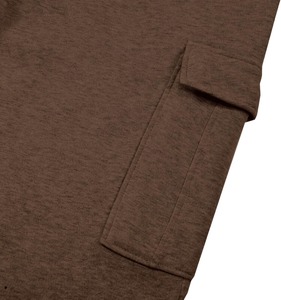 Mens 3D Embroidery Eco-Friendly 100% Cotton <b>Fleece</b> <b>Hoodies</b> and Cargo Sweatpants Set Casual Athletic Winter Jogging Suit - Product Image 5