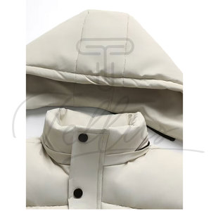 Chaleco Acolchado con Capucha y Diseño de Logotipo Personalizado para Hombre, Impermeable, Cortavientos, Informal para Invierno, Venta al Por Mayor - Product Image 4