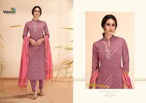 Fancy Party Wear Sui Set con bordado por exportador mayorista Fabzone - Product Image 2