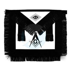 ผ้ากันเปื้อน Masonic สีทึบผลิตในปากีสถาน - Product Image 1