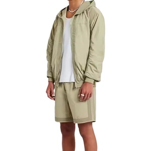 Conjunto de Chándal Deportivo de Alta Calidad OEM, Chaqueta Cortavientos y Pantalones Cortos, Ropa Deportiva de Moda Urbana, Invierno, Personalizable para Hombre, 2026 - Product Image 4