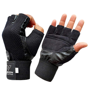 Leather <b>Gloves</b> Gym Weightlifting Workout Sport <b>Training</b> Leather Gym <b>Gloves</b> Custom Gym <b>Gloves</b> <b>Weight</b> Lifting Guantes De Gimnasio. - Product Image 1