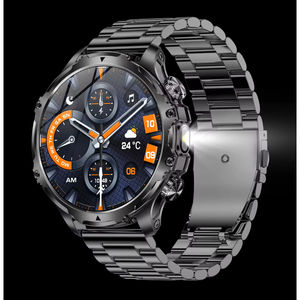 Montre connectée de sport d'extérieur AK75 avec lampe torche, grand écran AMOLED de 1,95 pouce, appels Bluetooth, fréquence cardiaque, thermomètre, charge magnétique, IP67 - Product Image 4