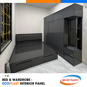 Panel interior de PVC moderno n. ° 1 para dormitorios y cocinas, molde y resistencia a los arañazos, fabricante líder de exportación de Vietnam - Product Image 6