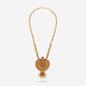 Bohemia Flower Pearl <b>Necklace</b>-Orthodox Religious Wedding Party Jewelry (Alloy) - Product Image 4