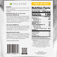 Poudre de banane Taiwan Tea Zone KEARY P1001 - 2,2 lb/sac, 10 sacs/carton (10 kg/carton) - Pour smoothies et thés au lait, durée de conservation de 2 ans, global