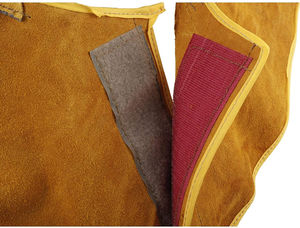 Casque de soudage en cuir véritable de qualité supérieure, personnalisable en usine, durable, confortable, protection de sécurité, ODM/OEM - Product Image 6