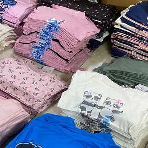 Ropa Infantil de Gran Venta Camiseta de Manga Corta en Color Sólido para Niño y Niña Mezcla Casual de Ropa en Paca para Niños y Niñas - Product Image 1