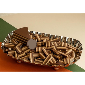 Plateau de service au chocolat de la meilleure qualité en métal argenté Design merveilleux Présentoir de dessert au chocolat au meilleur prix - Product Image 6