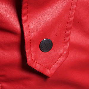 Dernière conception de veste en cuir à manches longues pour hommes enduit de logo personnalisé pour une tenue décontractée bon prix disponible - Product Image 5