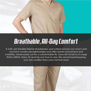 Traje Quirúrgico con Tela Elástica y Movimiento Libre, Traje Quirúrgico Elegante con Material Transpirable - Product Image 6