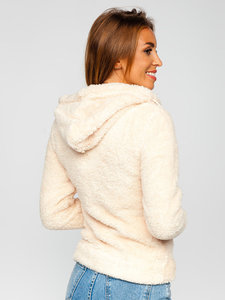 Sudadera con Capucha para Mujer, Estilo Casual, Color Sólido, Diseño Moderno, Corte Regular, Estilo Urbano, Tendencia 2024 en Europa y Estados Unidos - Product Image 4