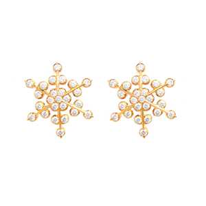 Pendientes elegantes con diamantes - Product Image 1