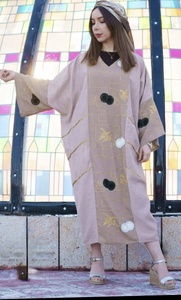 ชุดกิโมโนแขนยาวปักลายสำหรับผู้หญิงเสื้อคลุมมีหมวกสำหรับปาร์ตี้ฤดูหนาวสินค้าออกใหม่2024 - Product Image 3