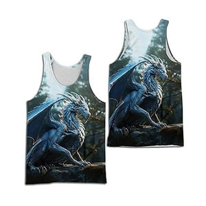 OEM Custom Summer Workout Tank Top for Men <b>Fitness</b> Gym Stringer Sports Wear <b>Body</b> <b>Building</b> Sublimation Technique - Product Image 6