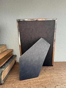 Classic Silver Metal Photo <b>Frame</b> Clean and Simple Design Ideal <b>for</b> <b>Living</b> <b>Room</b> Bedroom Office Decor or Gift Purposes - Product Image 4