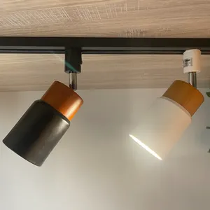 Moderna Lámpara de Riel LED MonarcGlide, Base E27, 2 Cables, Cuerpo de Aluminio y PC, Entrada de 220V, para Oficina, Tienda, Supermercado, Tienda de Ropa - Product Image 6