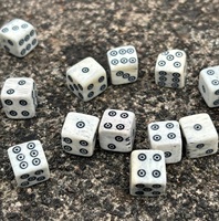 100% dés de jeu en os de buffle de haute qualité ou dés de jeu Ludo personnalisés en gros pour jeu de société de Muawiyah artisanat