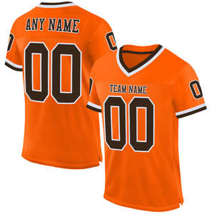 เสื้อฟุตบอลอเมริกันระบายอากาศได้ดีชื่อทีมและโลโก้ออกแบบได้ตามต้องการ - Product Image 3