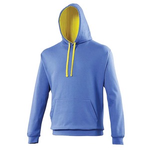 Sudadera con capucha para hombre Varsity contraste Casual pulóver - Product Image 2