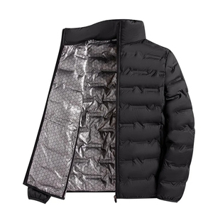 100% Polyester Zipper Puffer Jacket Best Selling Latest Design <b>Long</b> Sleeve Puffer Jacket With Customized Packing 2025 new style - Product Image 1