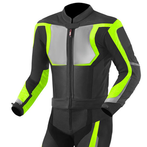 Ensemble de maillot de course de moto pour homme personnalisable de haute qualité, vente en gros, veste de protection, pantalon, vestes de moto en cuir véritable - Product Image 5
