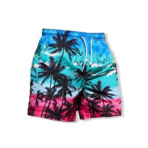 Short d'été avec logo personnalisé de haute qualité, maillot de bain, short de meilleure qualité avec taille élastique, short respirant pour hommes - Product Image 3