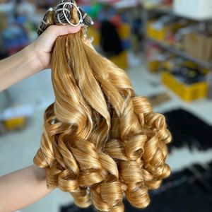 Prix de gros paquet de couleur bouny de cheveux humains non transformés avec frontal d'extensions de cheveux vietnamiens - Product Image 4