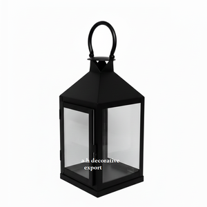 Farol Metálico Cuadrado para Velas, Estilo Rústico, Soporte de Metal para Decoración de Eventos de Pascua, Centro de Mesa - Product Image 5